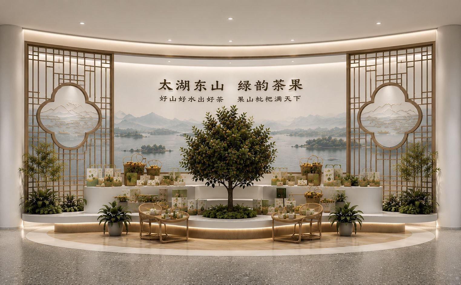太湖乡味 入口品牌形象区